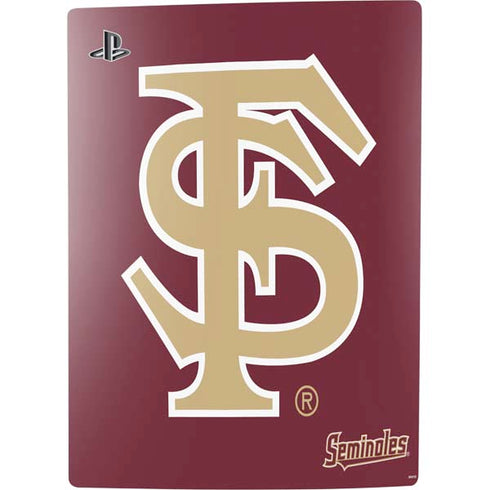 Florida State FSU Seminoles Initials PS5 Digital Edition Console Skin